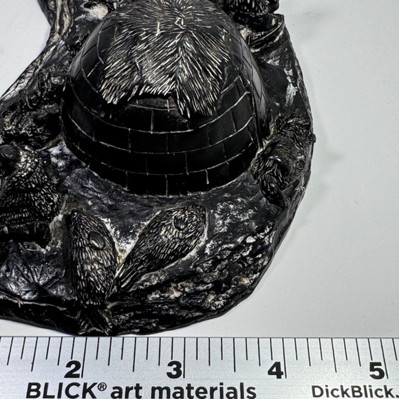 Al Wolf Original Vintage Inuit Eskimo Igloo Seals Sculpture Canada - Picture 3 of 10